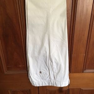 Faconnable NWT White Cotton Pants 32R